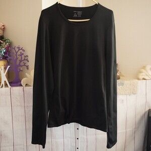 Merona sz XL Long Sleeve Black Base Layer Athletic Top